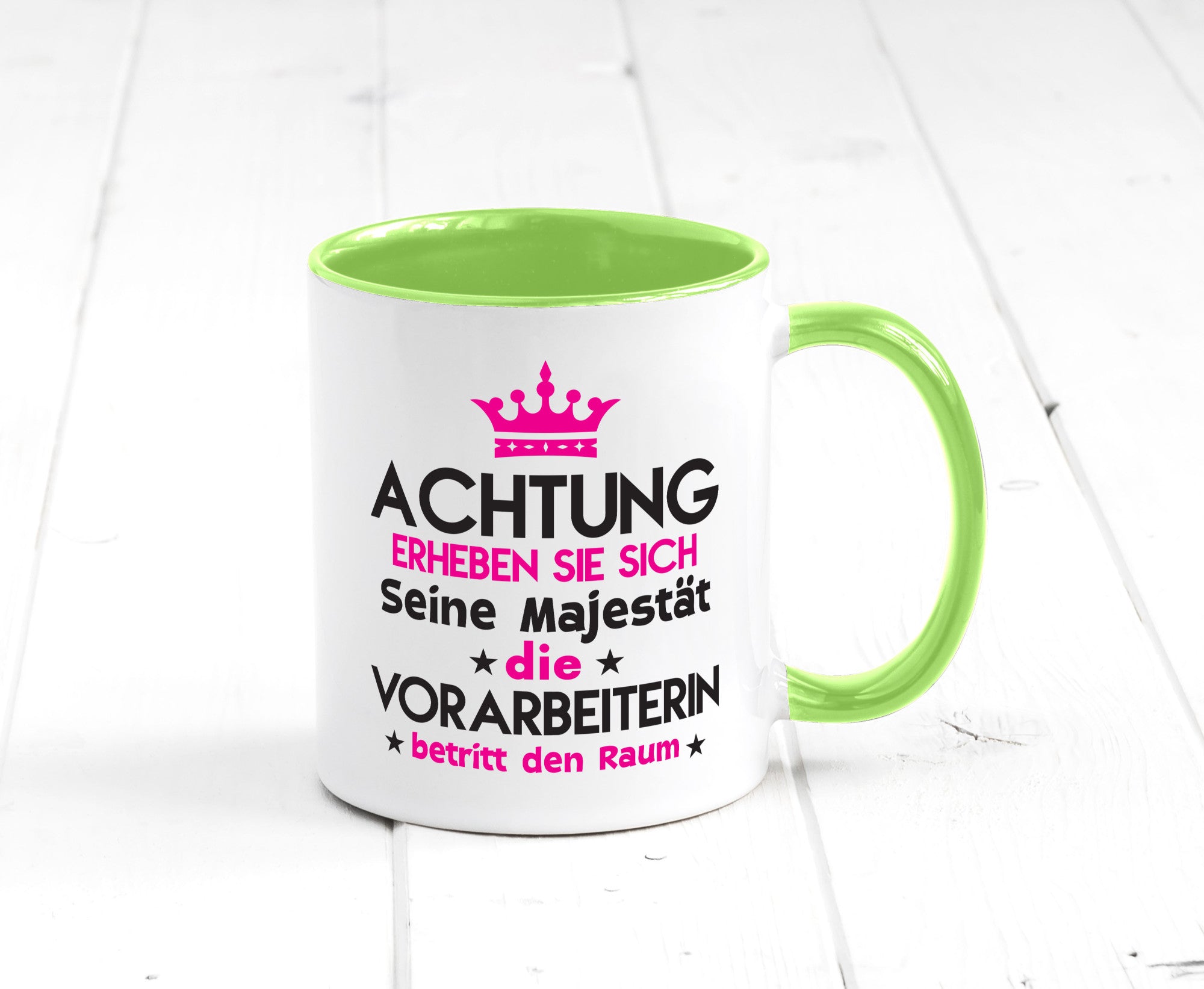 Seine Majestät Vorarbeiterin | Kollegin Teamleiter lustig Arbeit Kollegen Büro