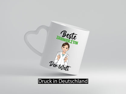 Beste Zahnärztin | Zahnmedizin Beruf v2 Humor Arbeit Kollegen Büro Geschenkidee