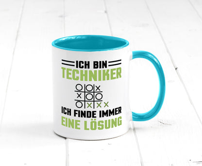 Ich bin Techniker finde immer eine Lösung | lustiger Spruch Geschenk Humor