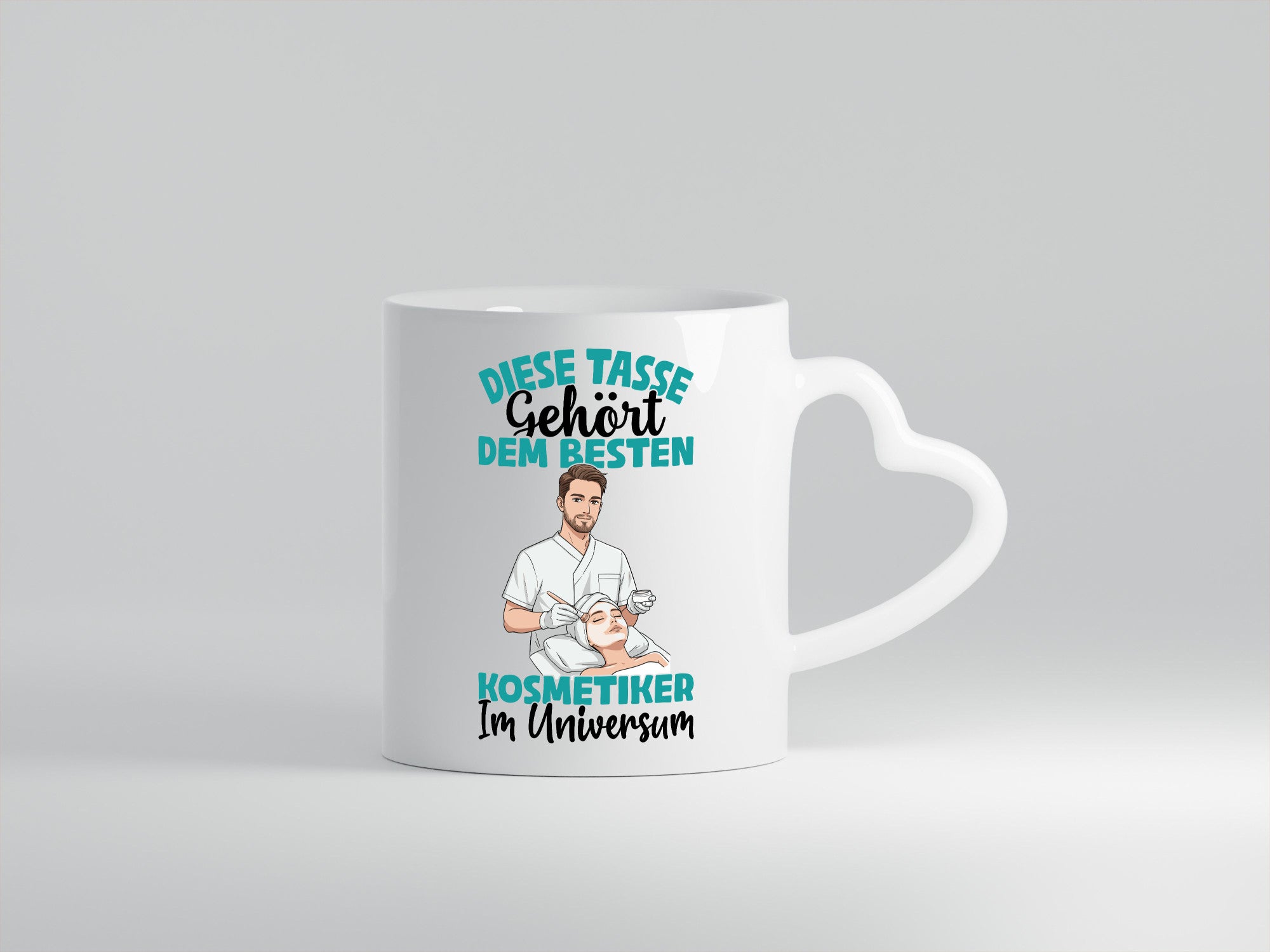 Im Universum: Kosmetiker | Kosmetik Stylist Geschenkidee Humor Tasse