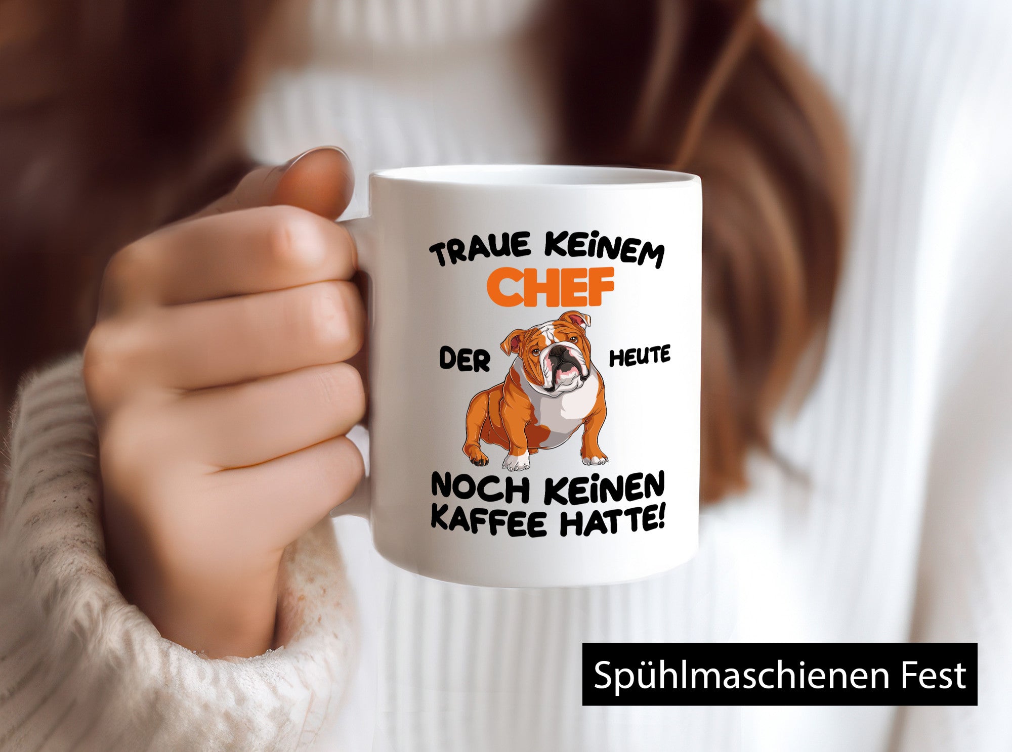 Traue keinem Chef lustiger Spruch Geschenk Arbeit Kollegen Büro Tasse