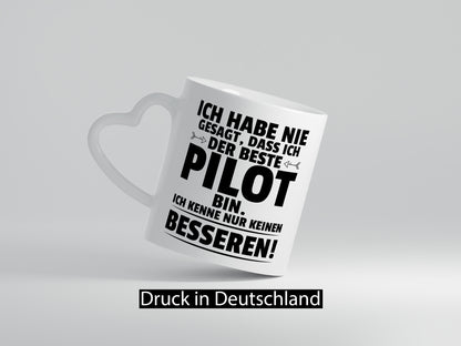 Der Beste Pilot | Flugzeug Piloten Humor Geschenkidee Tasse