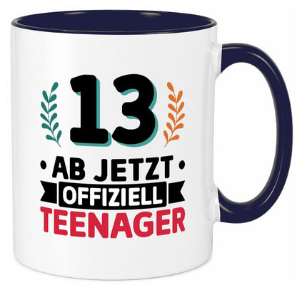 13. Geburtstag | Mädchen Tasse Teenager Spruch vl7 lustiger Geschenk