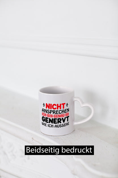 Ich bin genervt lustiger Spruch Geschenk Humor Geschenkidee Tasse