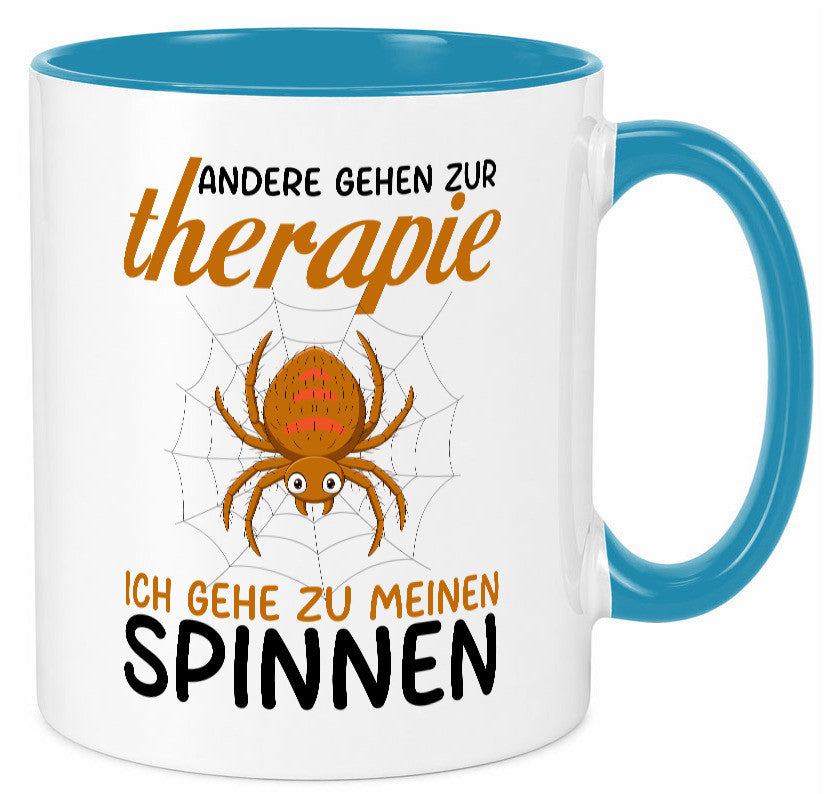 Ich gehe zu meinen Spinnen | Spinnenliebhaber lustiger Spruch Geschenk Humor Tasse