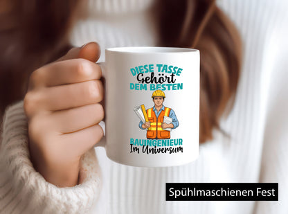Im Universum: Bauingenieur | Ingenieur Geschenk Humor Geschenkidee lustiger