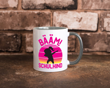 Bääm Schulkind | Einschuldung Schulanfang Geschenkidee Humor Tasse