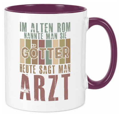 Heute sagt man: Arzt | Medizin Doktor Facharzt Geschenk Humor Geschenkidee Tasse