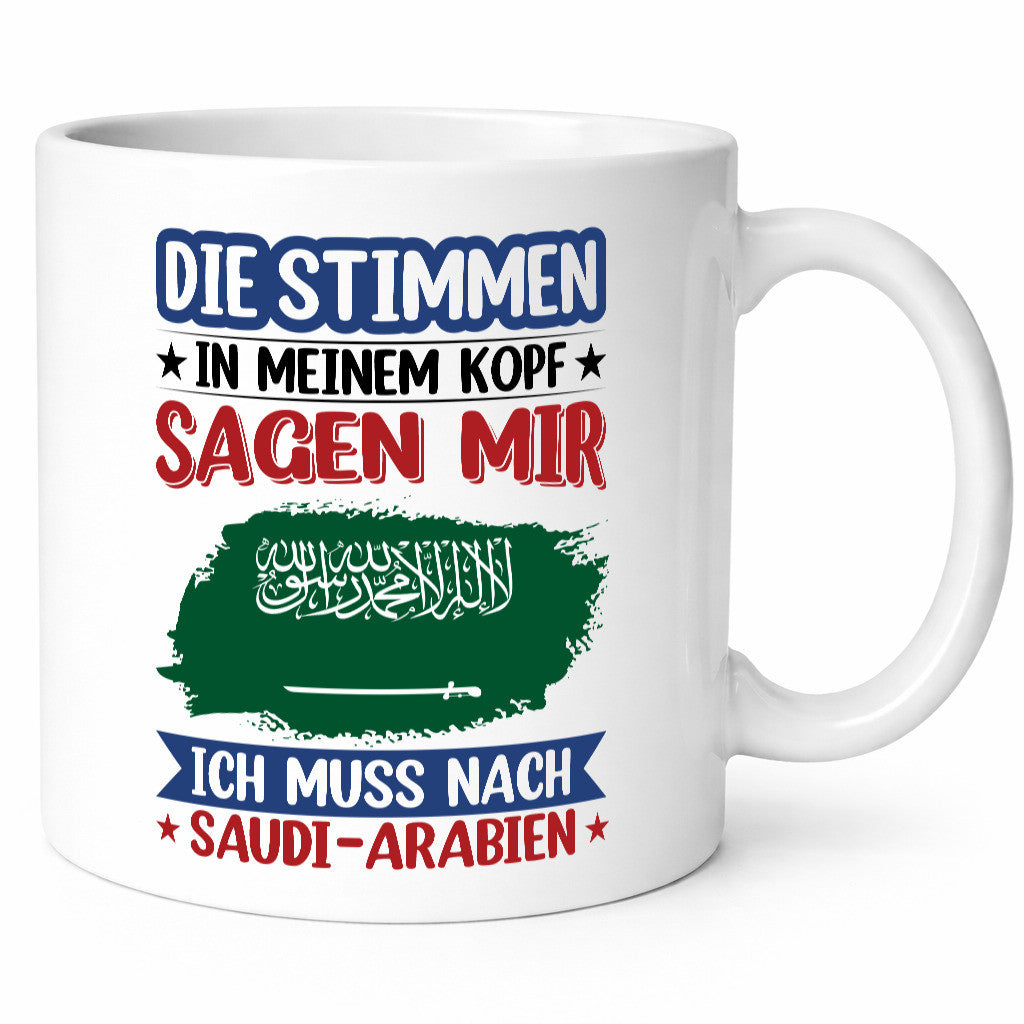 Saudi-Arabien | Urlaub Stimmen in meinem Kopf Traumland v2 Humor Geschenkidee