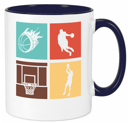 Basketball | Sportfan Slam Dunk Teamplayer NBA Humor Geschenkidee Tasse
