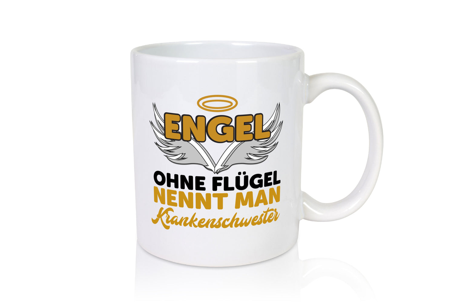 Engel ohne Flügel | Krankenschwester Tasse Pflegerin Geschenkidee Humor