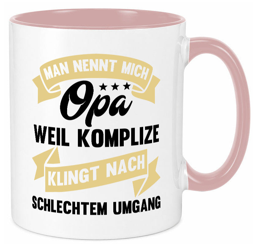 Man nennt mich Opa | Bester der Welt Humor Familie Geschenkidee Tasse