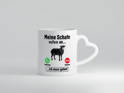 Meine Schafe rufen an | Biobauer Bauer Landwirtschaft Geschenk Humor