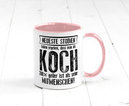 Neuste Studien: Koch | Chefkoch Humor Arbeit Kollegen Büro Geschenkidee Tasse