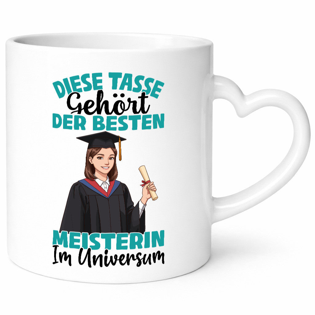 Im Universum: Meisterin | Meisterbrief Geschenk Humor Geschenkidee lustiger
