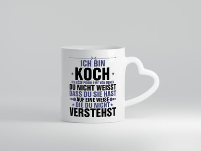 Löse Probleme: Koch | Chefkoch v2 Geschenk Arbeit Kollegen Büro lustiger Spruch