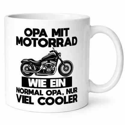 Opa mit Motorrad, viel cooler | Motorrad lustig Familie Geschenkidee Geschenk