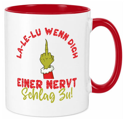 La Le Lu | Weihnachten Weihnachtsmuffel Lichter vl4 lustig Humor Geschenkidee Tasse