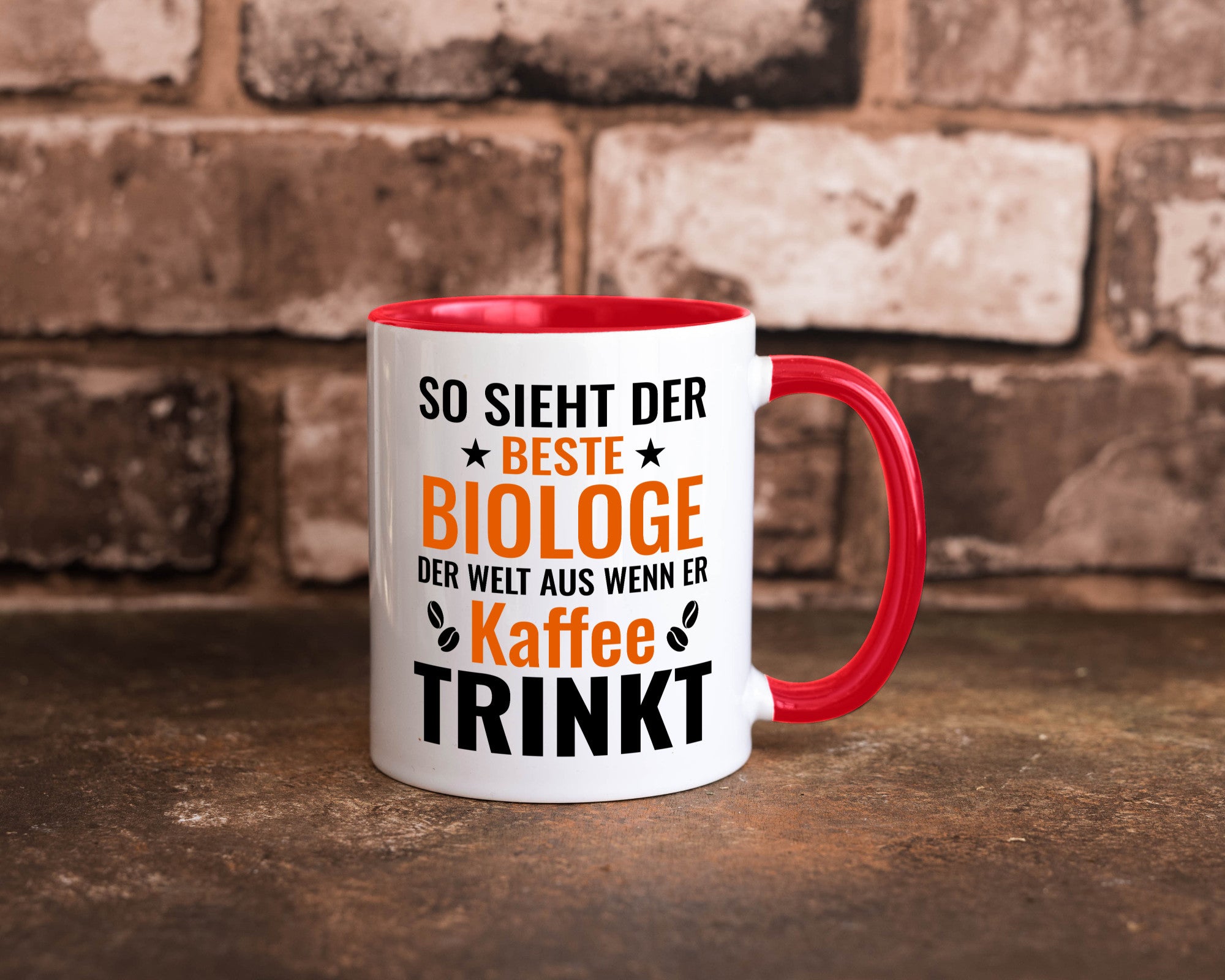 Kaffee trinkt: Biologe | Biologie Naturforscher Geschenk Humor Geschenkidee