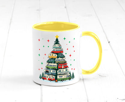 Camper | Camping Weihnachten Fahrzeuge Baumlichter v2 lustig Humor Geschenkidee