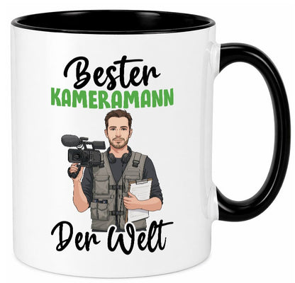 Bester Kameramann | Kamera v2 lustig Humor Geschenkidee Geschenk Tasse