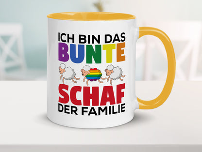 LGBTQ+ Tasse | Buntes Schaf Regenbogen Humor Geschenkidee