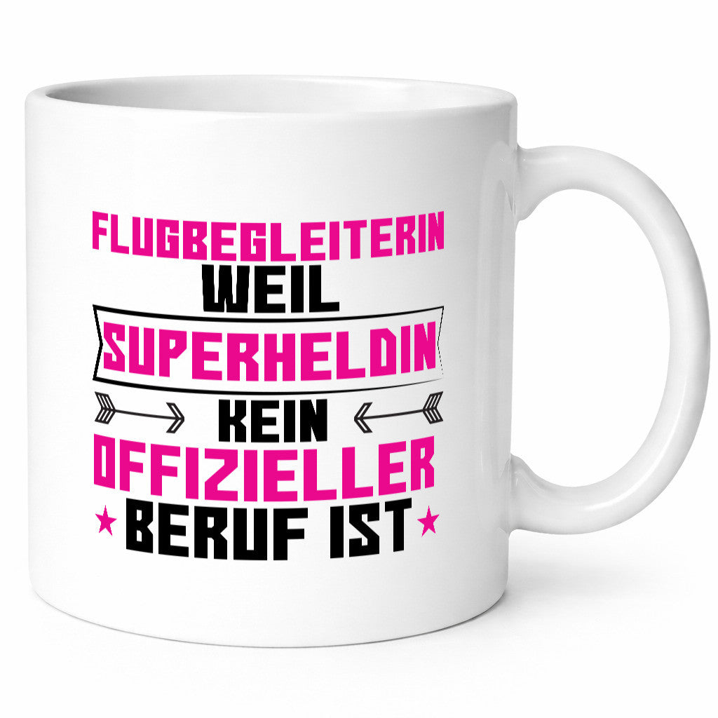 Superheldin Flugbegleiterin | Stewardess Flughafen Geschenk Humor Geschenkidee