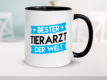 Bester Tierarzt | Tiermedizin Mediziner Geschenk Tierliebhaber Humor lustiger Tasse