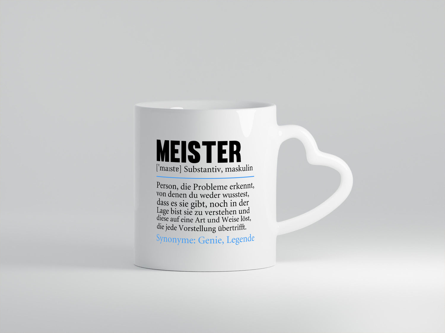 Meister | lustig Meisterbrief Beruf v2 Humor Arbeit Kollegen Büro Geschenkidee
