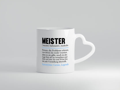 Meister | lustig Meisterbrief Beruf v2 Humor Arbeit Kollegen Büro Geschenkidee