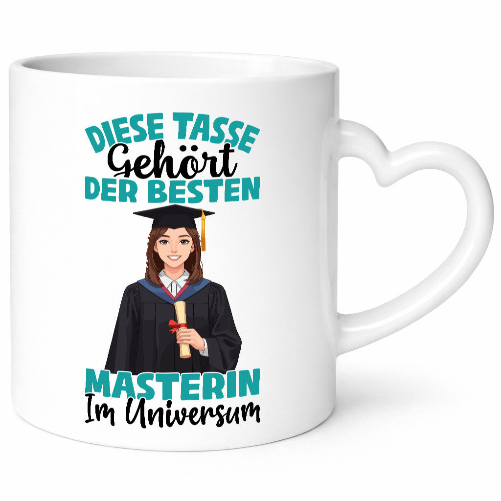 Im Universum: Masterin | Student Uni Studium lustiger Spruch Geschenk Humor