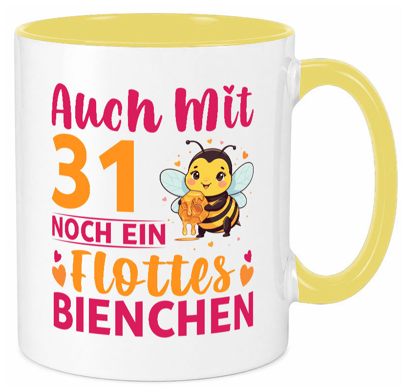 31. Geburtstag | Flottes Bienchen 31 Jahre Geschenk Geschenkidee lustiger Tasse
