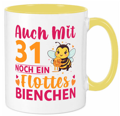 31. Geburtstag | Flottes Bienchen 31 Jahre Geschenk Geschenkidee lustiger Tasse