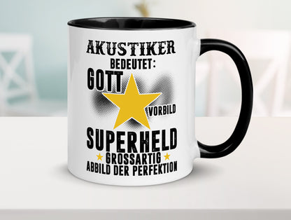Bedeutung von Akustiker | Akustik Hörgeräteakustik lustig Humor Geschenkidee
