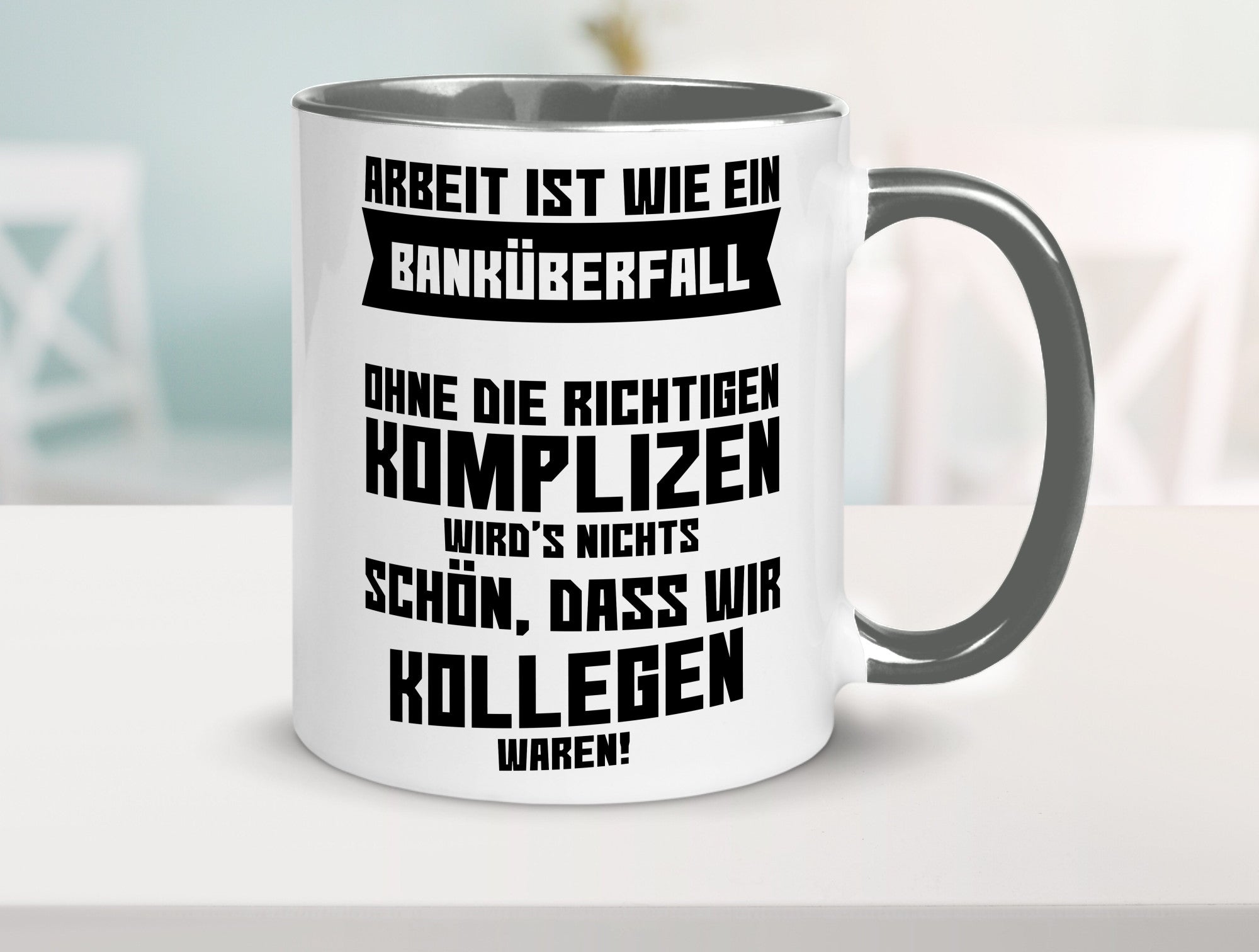 Arbeit | Kollegen Komplizen Jobwechsel Abschied Büro lustiger Spruch Geschenk