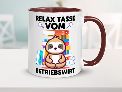 Relax Tasse: Betriebswirt | Betriebswirtschaft lustiger Spruch Geschenk Humor