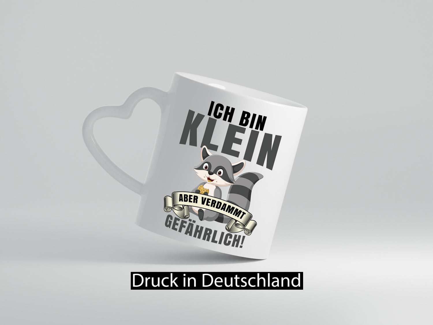 Ich bin klein | Waschbär Kindergarten Humor Geschenkidee Tasse