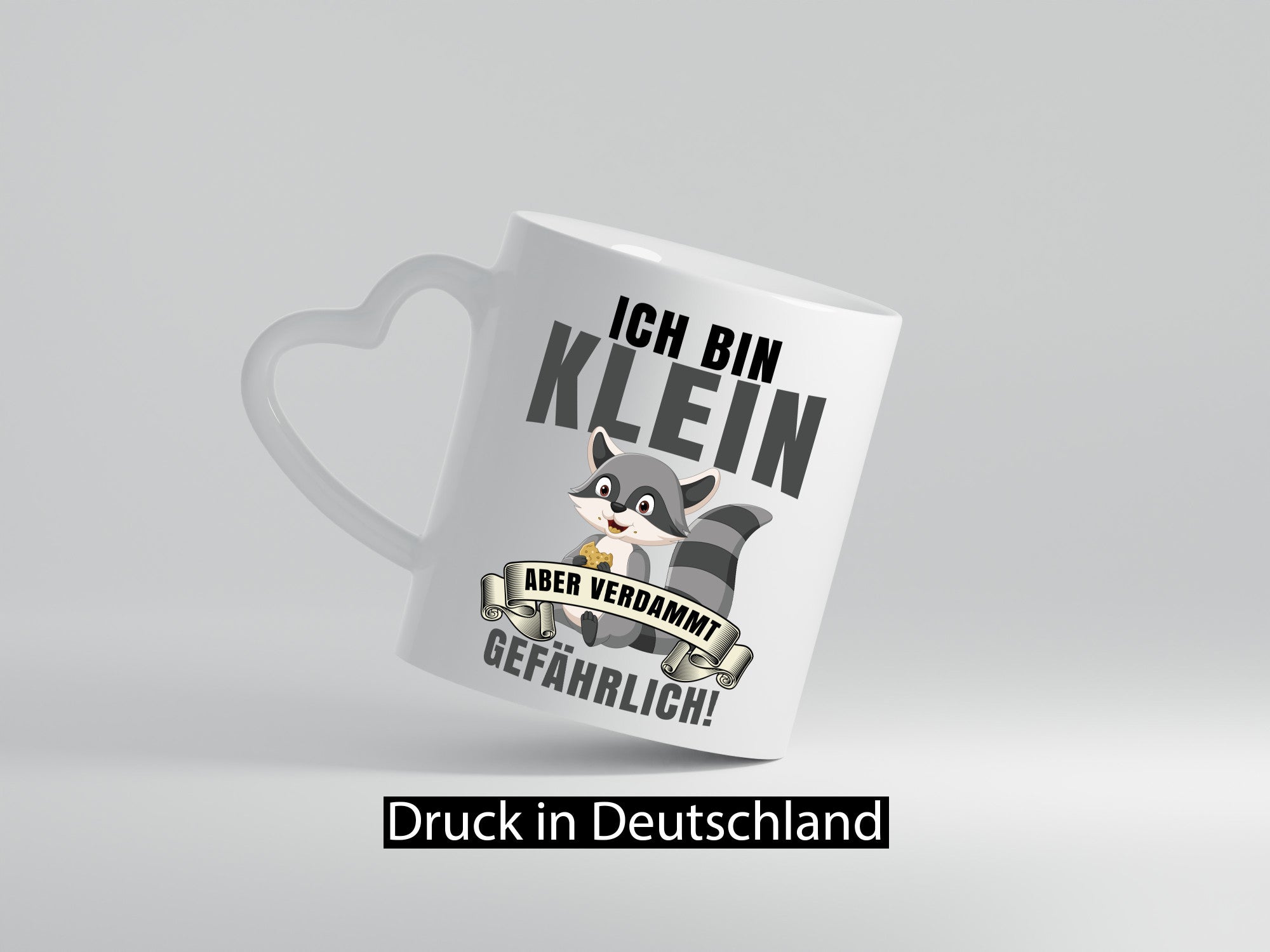 Ich bin klein | Waschbär Kindergarten Humor Geschenkidee Tasse