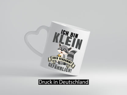 Ich bin klein | Waschbär Kindergarten Humor Geschenkidee Tasse