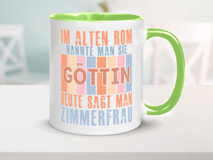 Heute sagt man: Zimmerfrau| Holzbau | Handwerkerin lustiger Spruch Geschenk