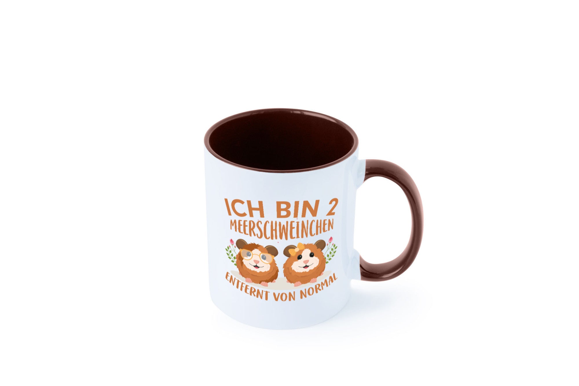 Zwei Meerschweinchen | Tierfreund Tasse Tier Liebe lustig Tierliebhaber Humor