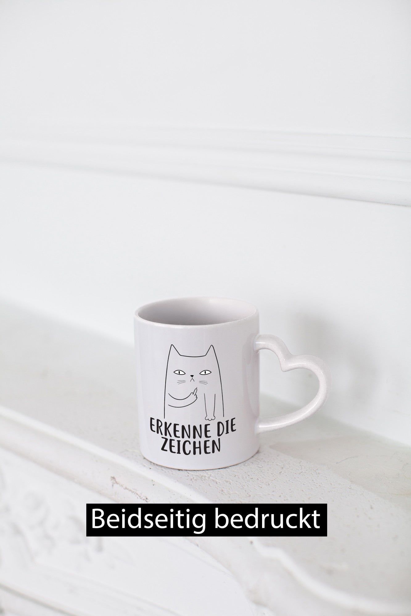 Erkenne die Zeichen | Katzenbesitzer witzige Katze lustiger Spruch Geschenk