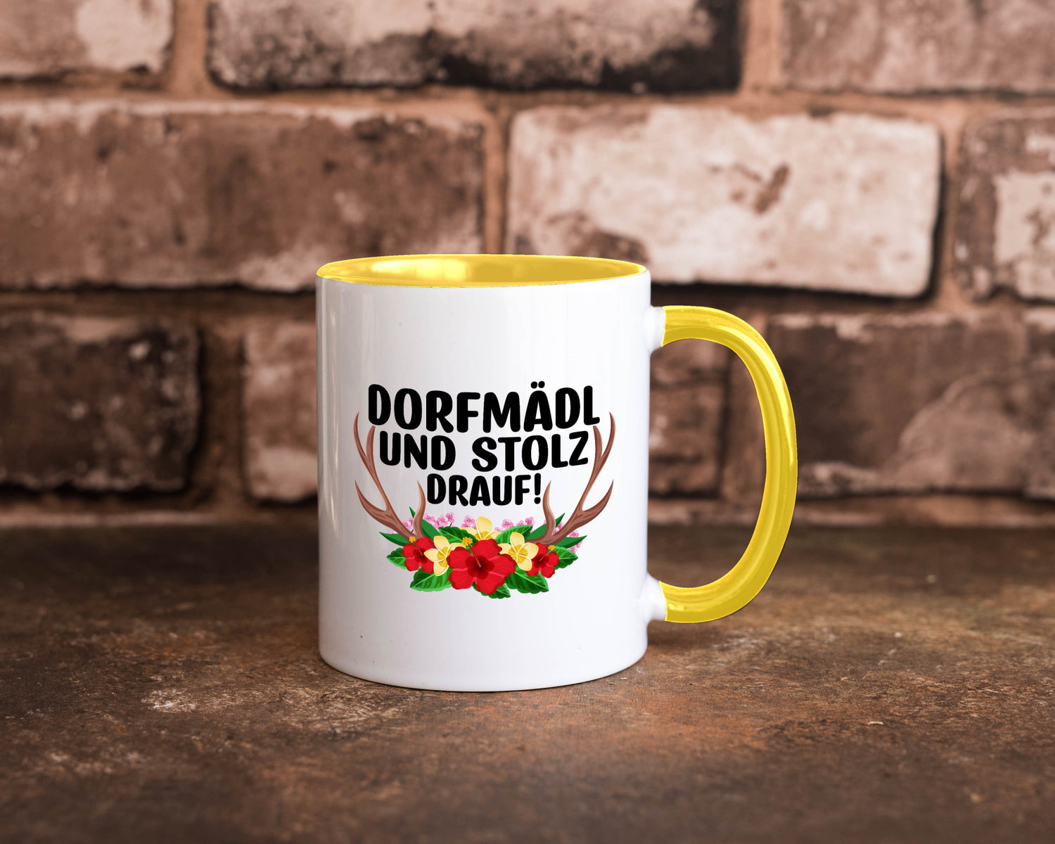 Dorfmädel und stolz drauf | Dorfkind Dorf v2 Geschenkidee Humor Tasse