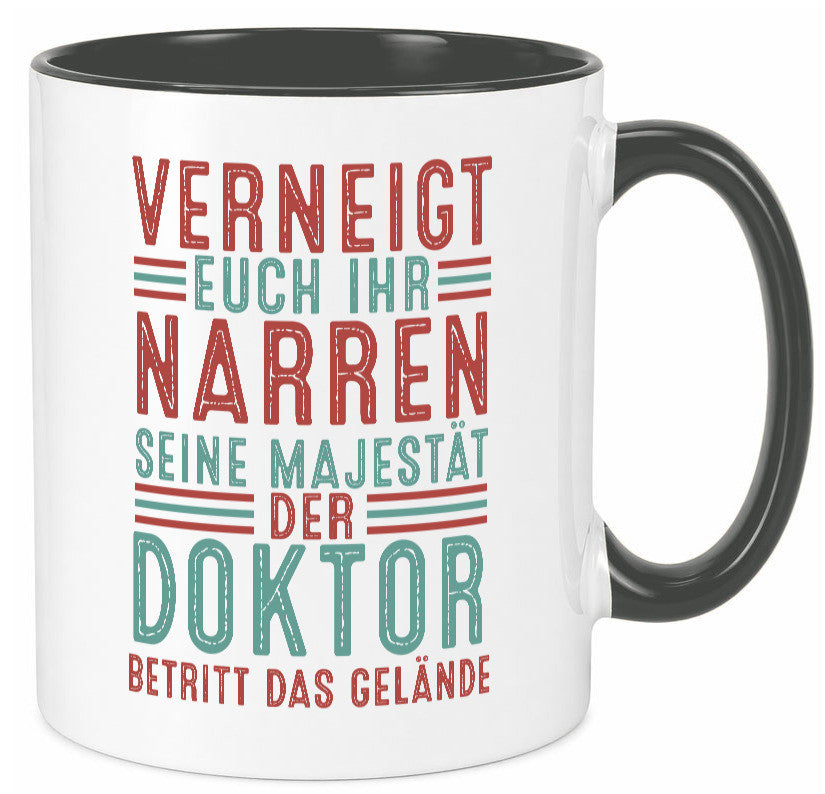 Verneigt euch: Doktor | Doktorand Doktortitel v2 Geschenk Humor Geschenkidee