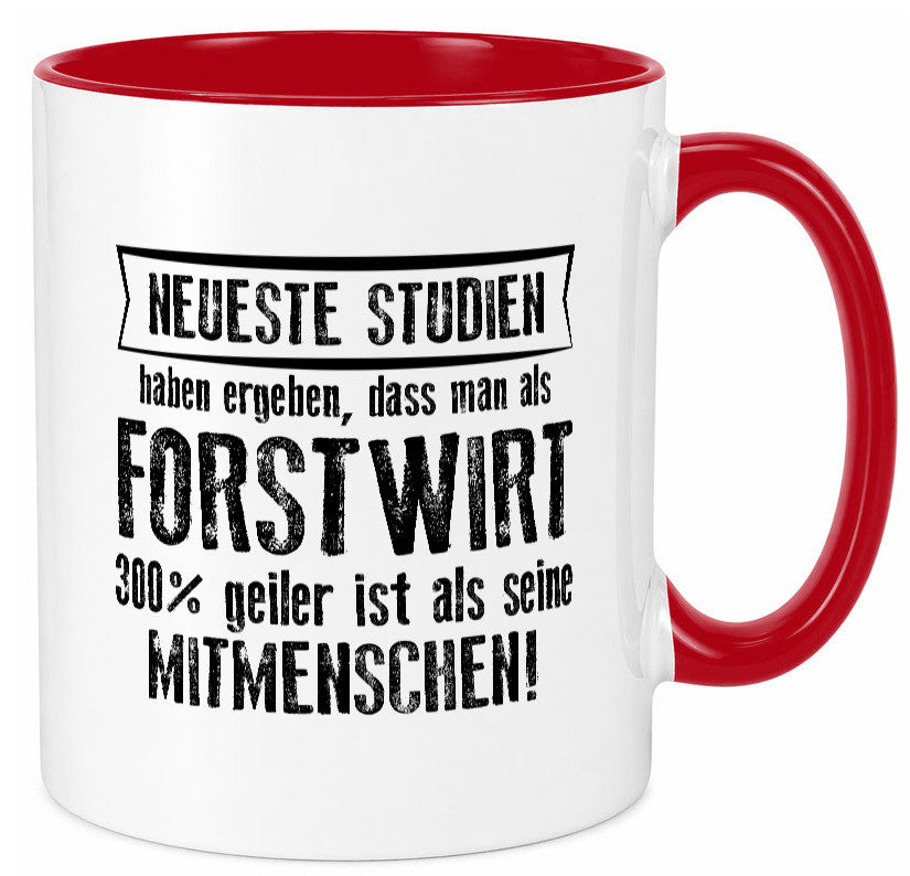 Neuste Studien: Forstwirt | Waldarbeiter lustig Arbeit Kollegen Büro Geschenk Tasse