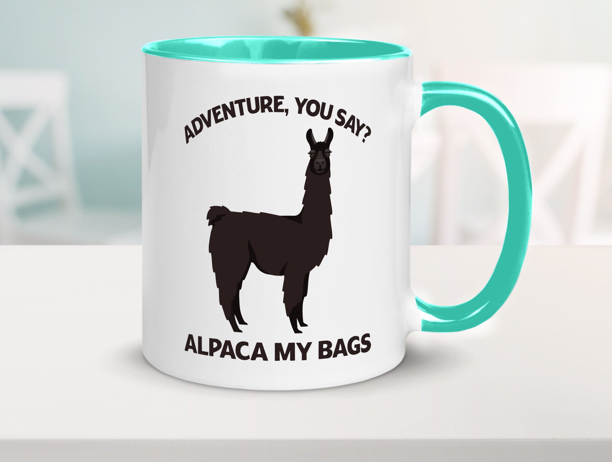Adventure, Alpaca | Humor Geschenkidee Tasse