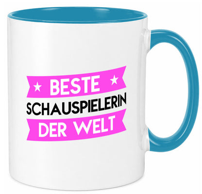 Beste Schauspielerin | Theater lustiger Spruch Geschenk Humor Geschenkidee Tasse