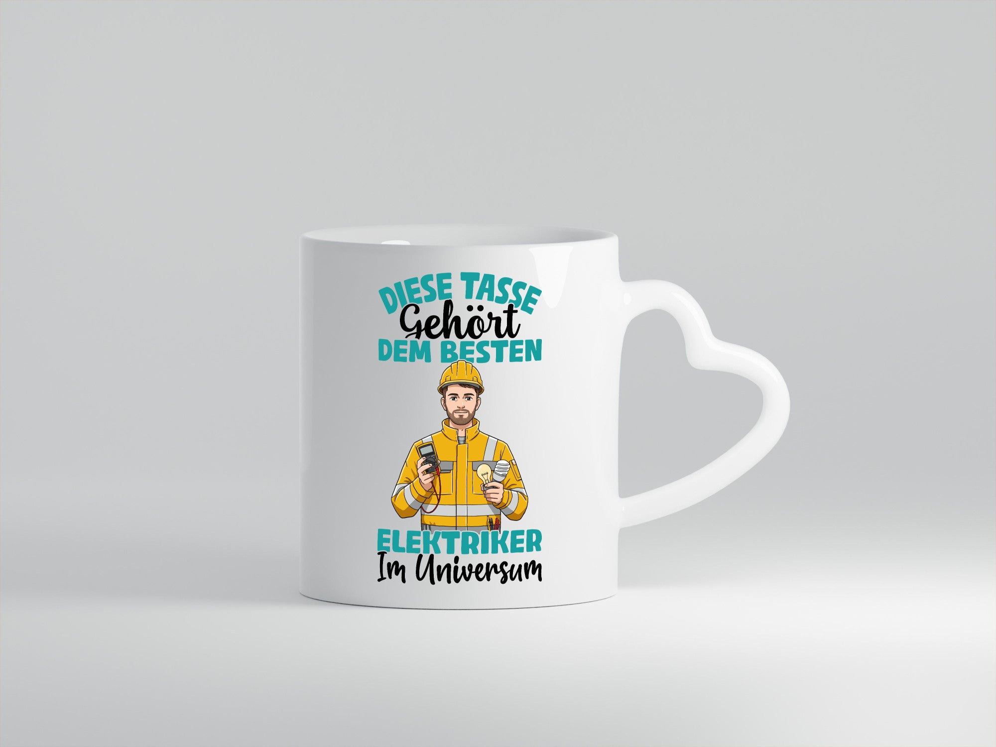 Im Universum: Elektriker | Elektronik Elektrotechnik Geschenkidee Humor Tasse