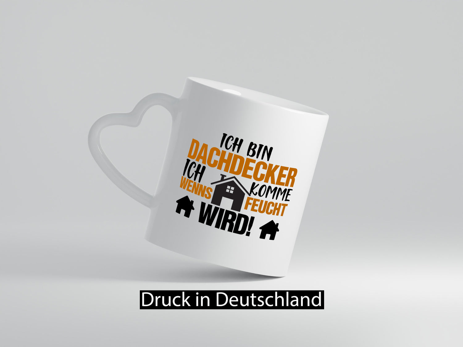 Ich bin Dachdecker | Hausbau lustig Humor Geschenkidee Geschenk Tasse