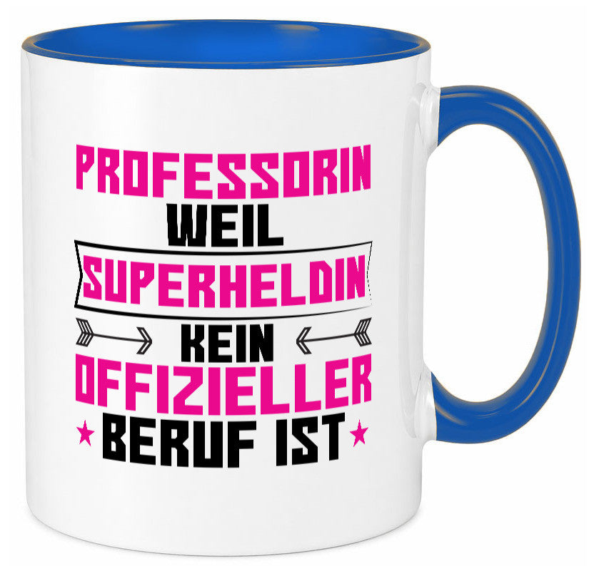 Superheldin Professorin | Uni Universität Geschenk Humor Geschenkidee lustiger